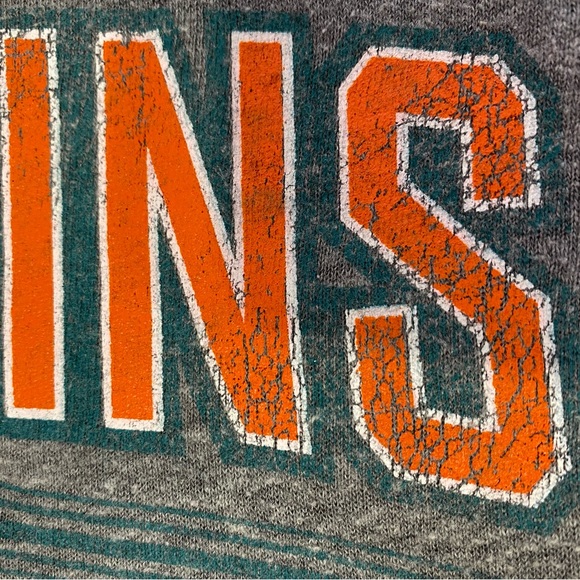 Miami Dolphins Gray T-Shirt modern fit with classic look - soft cotton blend - Picture 7 of 7